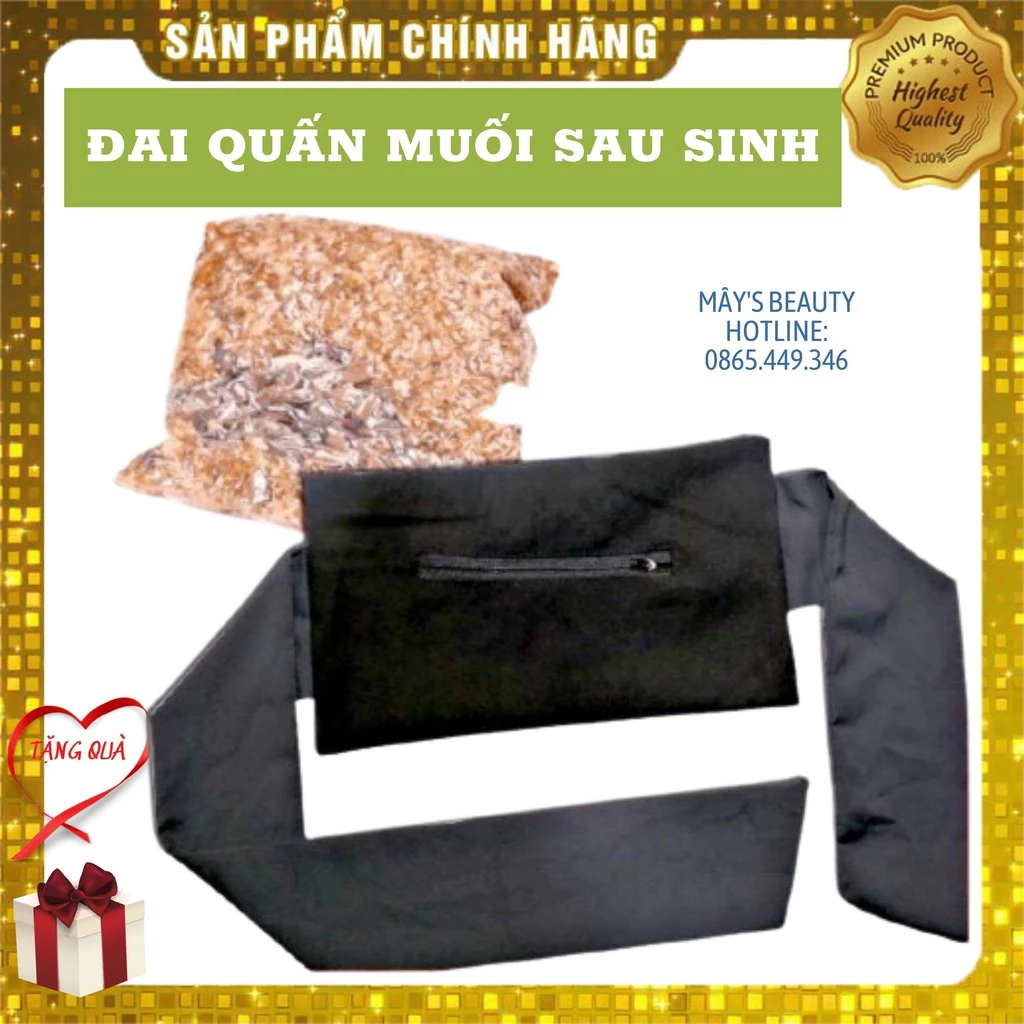 Đai Quấn Muối Sau Sinh Cho Mẹ Dài 1,6m