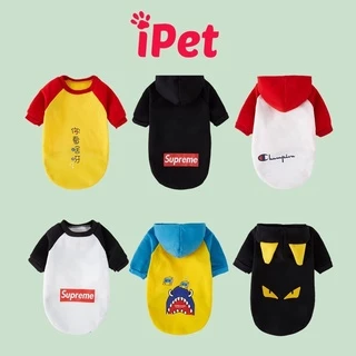 Quần Áo Cho Thú Cưng Chó Mèo Dạng Thun Hoodie - iPet Shop