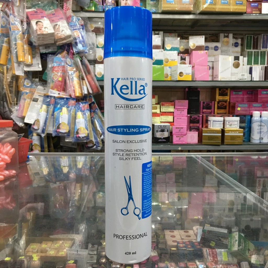 Keo xịt tóc Kella 420ml (cứng)