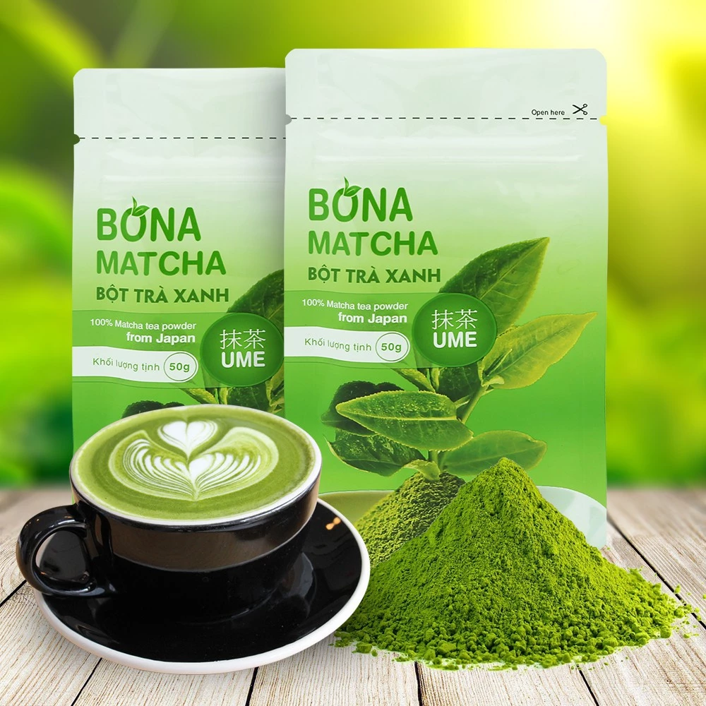 Bột Trà Xanh Bonna Matcha Nhật Bản – 50gr