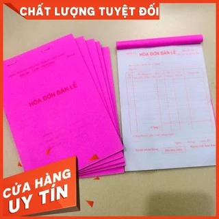 Sỉ 10 quyển hóa đơn bán lẻ 1 liên Bãi Bằng