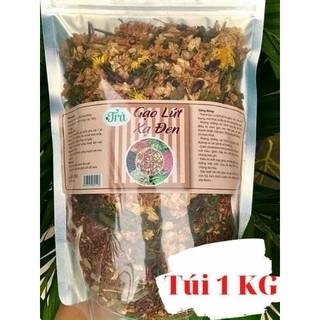 Trà gạo lứt sơn mật xạ đen túi 1 kg giảm mỡ máu ổn định đường huyết