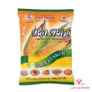 Bột bắp Vĩnh Thuận gói 400g đạt tiêu chuẩn xuất Châu Âu