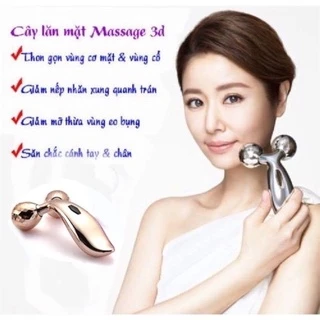 [Tổng kho sỉ] Con lăn massage mặt 3D cao cấp [matxa_toàn thân,cằm,mũi,bụng,tay,chân]