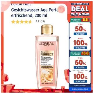 NƯỚC HOA HỒNG CHỐNG LÃO HÓA & LÀM SÁNG DA L'OREAL 200ML