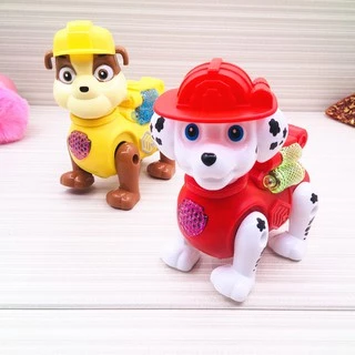 Đồ chơi chó cứu hộ PAWTROL dắt dây chạy pin có đèn nhạc siêu cute cho bé - Nhíp Shop