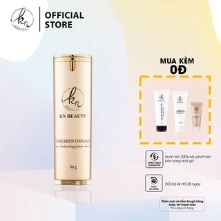 Kem chống nắng Sunscreen Collagen KN Beauty 30g SPF 50+ tặng quà mini