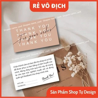 Card cảm ơn, thiệp cảm ơn khách hàng, thank you card rẻ đẹp