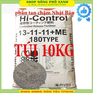 Phân Tan Chậm Chì Nhật Bản Npk 13-11-11-me [bao 10kg] 180 Ngày (6 Tháng) 1 Lần cho lan, cây ăn trái, cây cảnh, bonsai