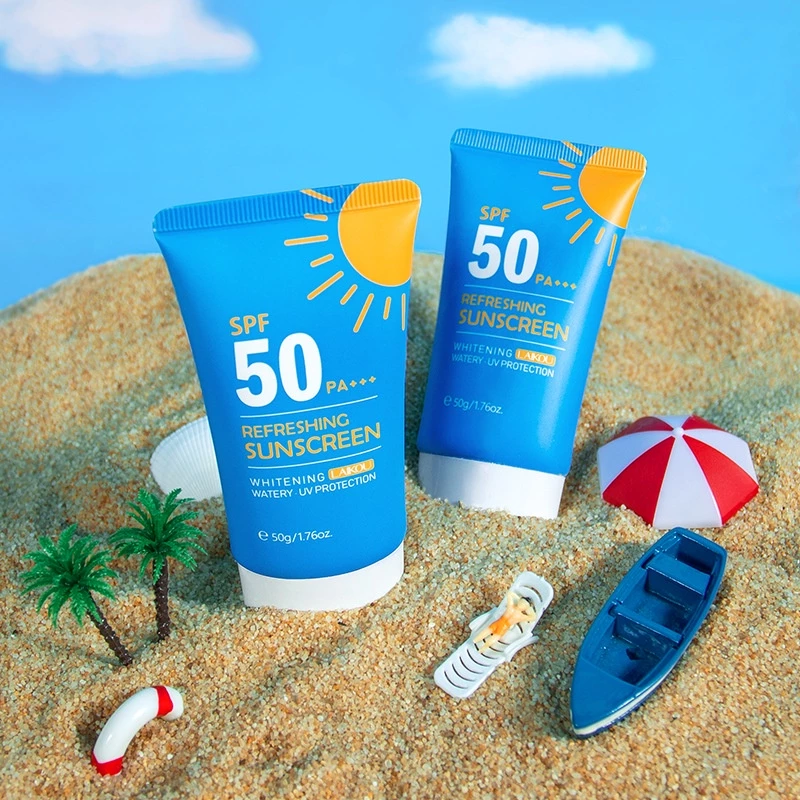 Kem Chống Nắng 50g LAIKOU SPF50+ PA+ Giữ Ẩm Làm Trắng Da Kiểm Soát Dầu UVA/UVB