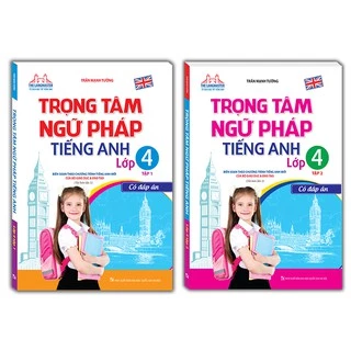 Sách - Combo 2c trọng tâm ngữ pháp tiếng Anh lớp 4(T1+T2)