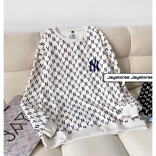 Sweater NY màu ĐEN/KEM Vải Chân cua Form Rộng Ulzzang 🖤 Nam nữ unisex 🖤 Jaystoree2