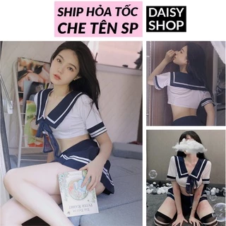 [CÓ BIGSIZE<80KG] Cosplay nữ sinh Nhật Bản sexy - váy ngủ JK hóa trang học sinh anime gợi cảm