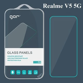 Cường lực Realme V5 / Realme V3 5G - Hiệu Gor chất liệu cao cấp độ trong suốt cao, độ cứng 9H (Tặng keo chống hở viền)