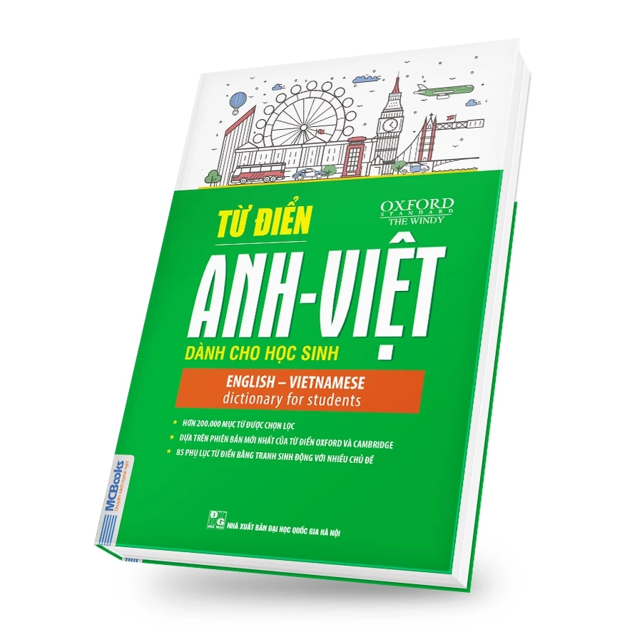 Sách Từ điển Anh - Việt Dành Cho Học Sinh - Mcbooks - Bản Quyền