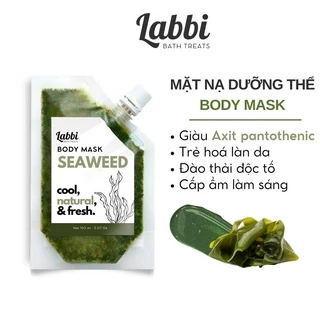 Mặt nạ dưỡng thể Tảo biển - SEAWEED BODY MASK - Labbi Bath Treats