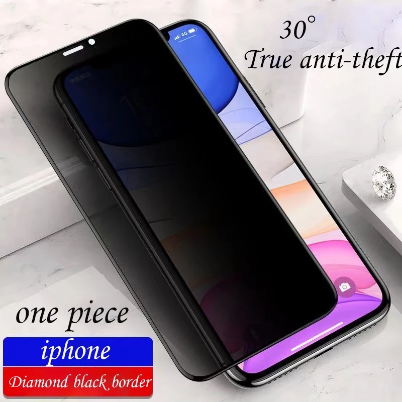 Kính Cường Lực Bảo Vệ Toàn Màn Hình Chống Nhìn Trộm Cho iPhone 14 13 12 11 Xs Max Xr X 6 6s 7 8 Plus Se 2020