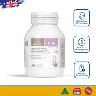 DHA bầu Úc Bio Island DHA for Pregnancy 60 viên (SP3)