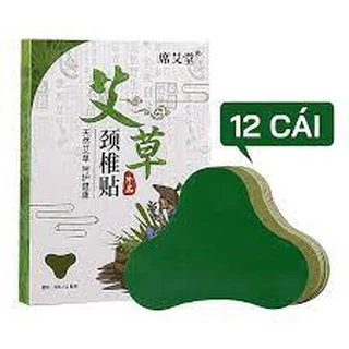 Hộp 12 Miếng Dán Ngải Cứu Vai Gáy Giảm Đau Cổ Vai Gáy chính hãng