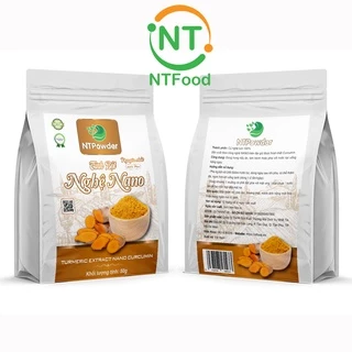 Tinh Bột Nghệ Nano sấy lạnh nguyên chất NTPOWDER (50gr / túi zipper) - Nhất Tín Food