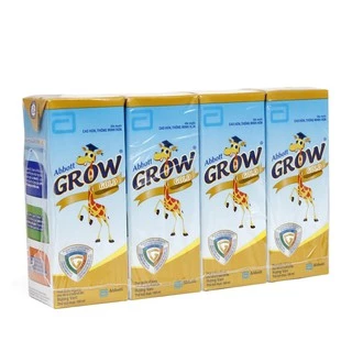 Pack 3 Lốc 4 Hộp Sữa Bột Pha Sẵn Abbott Grow Gold Vani Hộp 110ml / 180ml