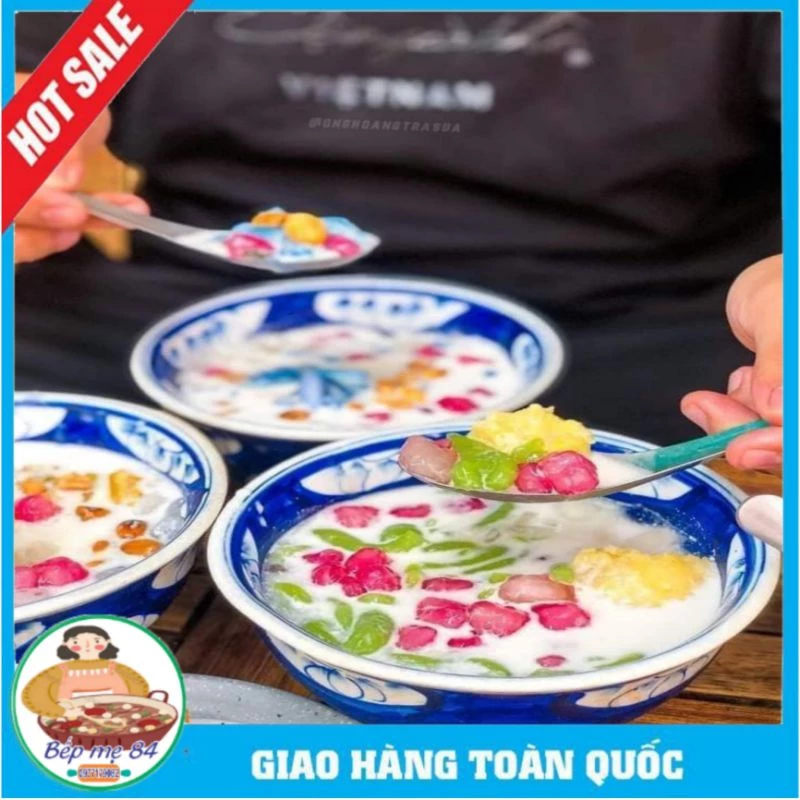 Set Chè Sương Sa Bánh Lọt. Nguyên liệu chè sương sa hạt lựu bên bếp của mẹ 84 loại 1