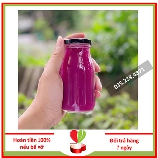 [Hàng Loại 1] Bình Thủy Tinh, Chai Thủy Tinh Nắp Thiếc 200ml - Duonghieu6789