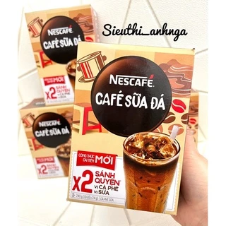 Cà Phê Sữa Đá Nescafe Hộp 240g (10 gói)