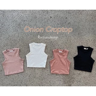 Áo croptop 3 lỗ nữ ôm body không tay RUCHAN kiểu dáng ba lỗ cổ tròn thun gân nhiều màu thời trang