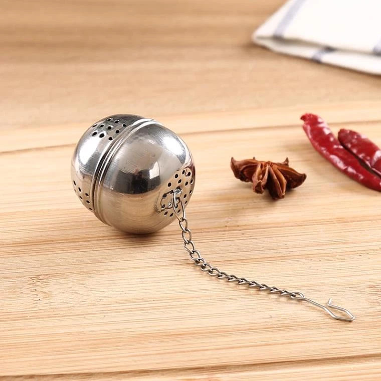 Bóng Lọc Inox Có Dây Treo Lọc Trà, Gia Vị, Thảo Mộc Rất Tiện Lợi [ Hỏa Tốc HCM ]