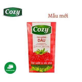 TRÀ COZY TÚI LỌC HƯƠNG ĐÀO, DÂU 50G/HỘP