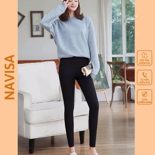 Quần legging nữ dài cạp cao bigsize cao cấp nâng mông NAVISA QL07