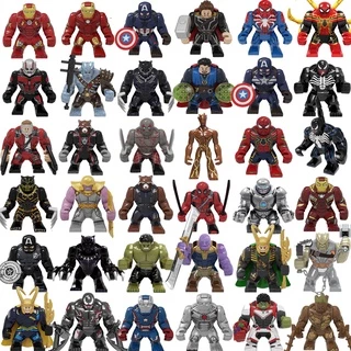 Mô hình big LEGO Marvel để bàn tất cả các nhân vật (Còn cập nhật) dùng trang trí bàn, kệ sách, góc học tập  [4LOW TOYS]