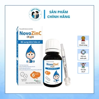 Novozinc - Kẽm Hữu Cơ Nhỏ Giọt Cho Trẻ Từ 1 Tháng Tuổi