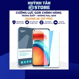 Kính cường lực xiaomi 10t pro trong suốt KHÔNG FULL MÀN chống bám vân tay chính hãng Gor phụ kiện huỳnh tân store