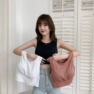 Áo Bra Ba Lỗ Dáng Croptop Siêu Hót Phong Cách Hàn - 8862