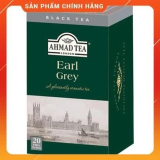 Trà Ahmad vị Bá tước (Earl Grey) (Hộp giấy 40gram - 20 túi lọc có bao thiếc)  - Hàng chính hãng