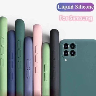 Ốp lưng silicon lót nỉ cho Samsung Galaxy A22 A32 A52 A52s A72 A12 A02 A02s 5G 4G