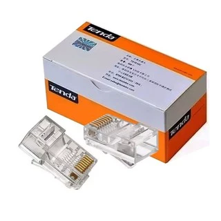 100 Hạt đầu bấm mạng UTP RJ45 Cat5e Tenda