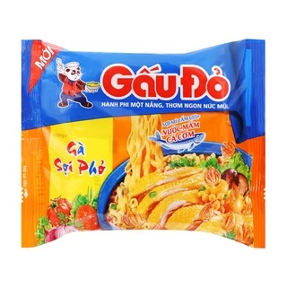 1 gói mì gà sợi phở Gấu Đỏ 63g