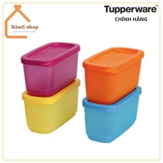 Hộp Nhựa Đựng Đồ Ăn Vặt MINI RECTANGULAR Chính Hãng TUPPERWARE 250ml Đựng Bảo Quản Tủ Lạnh Cho Bé - Bảo Hành Trọn Đời