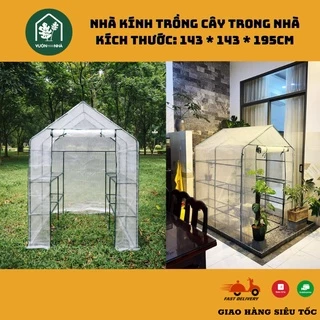 Nhà kính trồng cây trong nhà Monstera - Tiện lợi - Dễ dàng tháo lắp - Giữ ẩm tốt