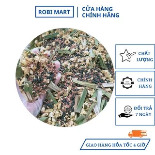 Trà gạo lứt đậu đen xanh lòng đậu đỏ hoa nhài lá dứa cỏ ngọt Robimart 500gr - Giảm cân, mát gan, giúp ngủ ngon