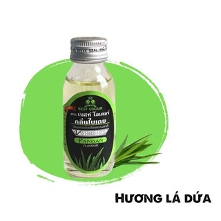 [Lọ nhỏ 30ml – LÁ DỨA] Hương thực phẩm [Thailand] BEST ODOUR Flavour Pandan (halal) (cac-hk)