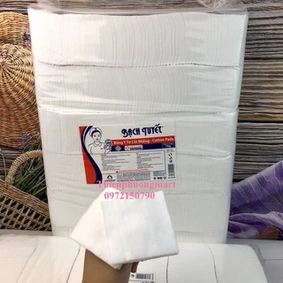Bông Gòn y tế cắt miếng vệ sinh cho bé 7x7, 10 x 10 gói 1kg Chính hãng Bông Bạch Tuyết