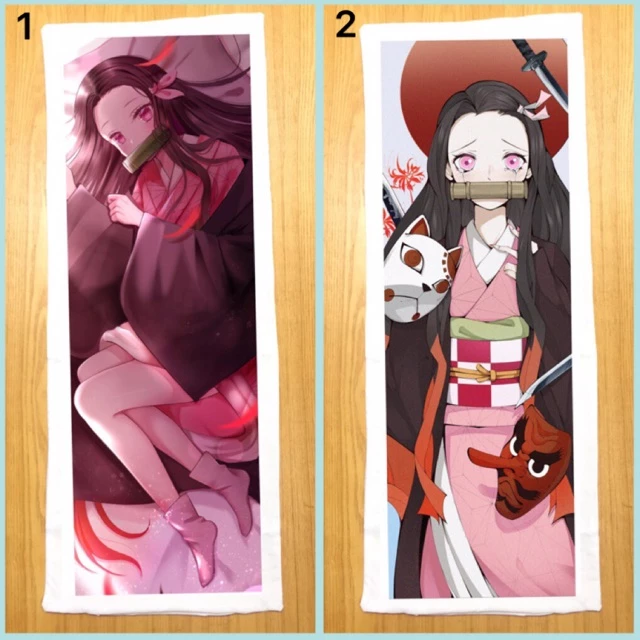 Gối ôm kamad nezuko kimetsu no Yaiba dài 1m x 40cm ruột bông Hàn Quốc