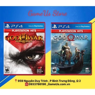 [Mã 156ELHA80K giảm 6% đơn 400K] Đĩa Game PS4: God Of War Mới 100% New Seal - hệ US