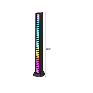 Thanh đèn led rgb nháy theo nhạc 16 TRIỆU MÀU điều khiển bằng cảm biến âm thanh siêu nhạy đèn trang trí decor phòng