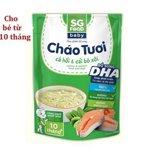 Cháo tươi Baby SG Food vị cá hồi 240g ( sale date 10/24)