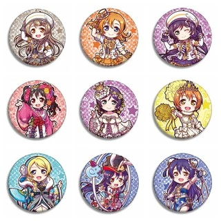 (CARO) Huy hiệu IN HÌNH Love Live! School Idol Project anime chibi dễ thương tiện lợi